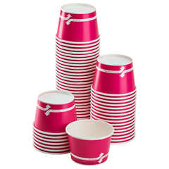 Wholesale 20 oz Pink Ice Cream Paper Cups (127mm) - 600 ct