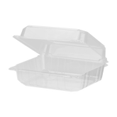 Wholesale 8''x8'' PLA Hinged Container - 250 ct