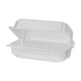 Wholesale 9''x5'' PLA Hinged Container - 250 ct