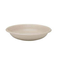 Wholesale 24oz Bagasse Bowl, Round, Natural - 500 ct
