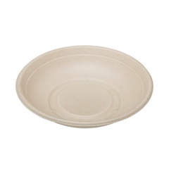 Wholesale 24oz Bagasse Bowl, Round, Natural - 500 ct