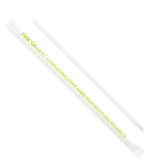 Wholesale Eco-Friendly Jumbo 7.75" Clear Straws - 2000 ct