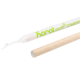 Wholesale 7.75" Eco-Friendly Paper Jumbo Straw, Paper Wrapped - Kraft 2,000 ct