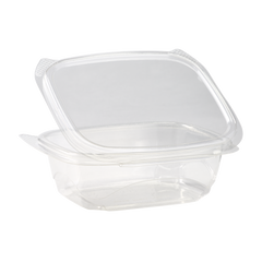 Wholesale 12oz PLA Hinged Deli Container - 200 ct