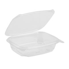 Wholesale 24oz PLA Hinged Deli Container - 200 ct