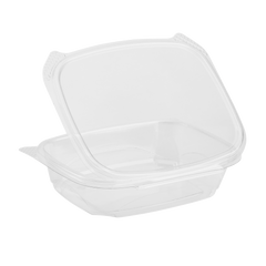Wholesale 24oz PLA Hinged Deli Container - 200 ct