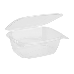 Wholesale 32oz PLA Hinged Deli Container - 200 ct