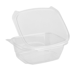 Wholesale 32oz PLA Hinged Deli Container - 200 ct