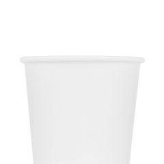 Wholesale 4oz Eco-Friendly Paper Hot Cups - White (62mm) - 1,000 ct