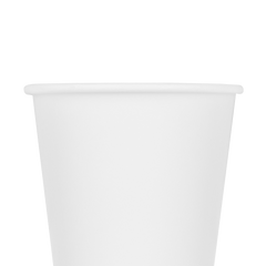 Wholesale 8oz Eco-Friendly Paper Hot Cups - White (80mm) - 1,000 ct