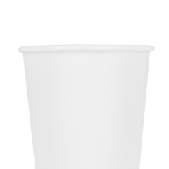 Wholesale 16oz Eco-Friendly Paper Hot Cups - White (90mm) - 1,000 ct