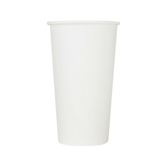 Wholesale 20oz Eco-Friendly Paper Hot Cups - White (90mm) - 600 ct