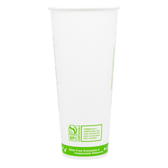 Wholesale 24oz Eco-Friendly Paper Hot Cups - One Cup, One Earth 90mm - 500 ct
