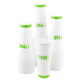 Wholesale 24oz Eco-Friendly Paper Hot Cups - One Cup, One Earth 90mm - 500 ct