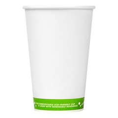 Wholesale 16oz Eco-Friendly Paper Cold Cups - One Cup, One Earth - 90mm - 1,000 ct