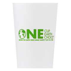Wholesale 22oz Eco-Friendly Paper Cold Cups - One Cup, One Earth - 90mm - 1,000 ct