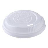 Wholesale 8oz Eco-Friendly Compostable Sipper Dome Lids (80mm) - 1,000 ct