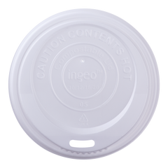 Wholesale 10-20oz Compostable Sipper Dome Lids (90mm) - 1,000 ct
