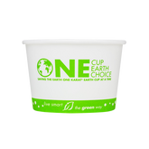 Wholesale 16 oz Eco-friendly Earth Print Ice Cream Paper Cups (114.6mm)