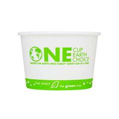 Wholesale 16 oz Eco-friendly Earth Print Ice Cream Paper Cups (114.6mm)