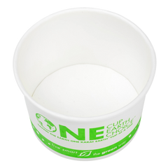 Wholesale 4 oz Eco-friendly Earth Print Ice Cream Paper Cups (75.3mm) - 1,000 ct