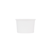 Wholesale 4 oz Eco-Friendly White Ice Cream Paper Cups (75.3mm) - 1,000 ct