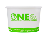 Wholesale 8 oz Eco-friendly Earth Print Ice Cream Paper Cups (90.8mm) - 1,000 ct