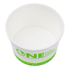 Wholesale 8 oz Eco-friendly Earth Print Ice Cream Paper Cups (90.8mm) - 1,000 ct