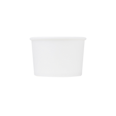 Wholesale 8 oz Eco-Friendly White Ice Cream Paper Cups (90.8mm) - 1,000 ct