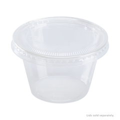 Wholesale 4 oz. PLA Portion Cups - Clear - 2,000 ct