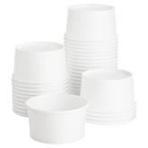 Wholesale 4 oz Eco-Friendly Paper Portion Cup White - 1,000 ct