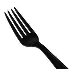 Wholesale Heavy Weight Bio-Based Forks Black - 1,000 ct