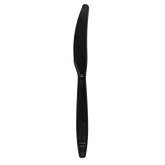 Wholesale Heavy Weight Bio-Based Knives Black - 1,000 ct