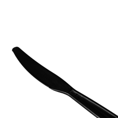 Wholesale Heavy Weight Bio-Based Knives Black - 1,000 ct