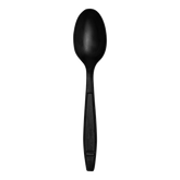 Wholesale Heavy Weight Bio-Based Tea Spoons Black - 1000 ct