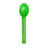 Wholesale Heavy Weight Bio-Based Spoons Green - 1,000 ct