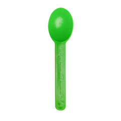 Wholesale Eco-Friendly Heavy Weight Bio-Based Spoons - Green - 1,000 ct