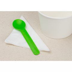 Wholesale Eco-Friendly Heavy Weight Bio-Based Spoons - Green - 1,000 ct