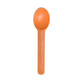 Wholesale Eco-Friendly Heavy Weight Bio-Based Spoons - Tangerine Orange - 1,000 ct