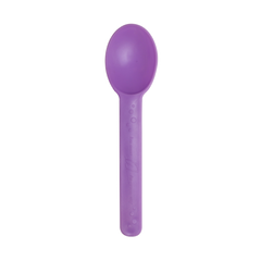 Wholesale Eco-Friendly Heavy Weight Bio-Based Spoons - Lavender Purple - 1,000 ct