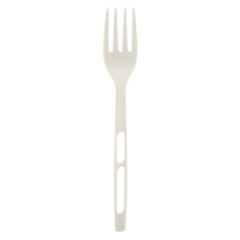 Wholesale Earth® WRAPPED CPLA Compostable Fork, Heavy Weight White - 750 ct