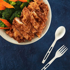 Wholesale WRAPPED CPLA Compostable Tea Spoon, Heavy Weight White - 750 ct