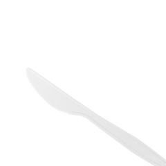 Wholesale PLA Medium-Heavy Weight Compostable Knives Bulk Box - 1,000 ct