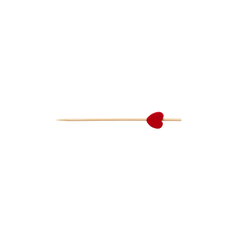 Wholesale 3.5'' Bamboo Pick, Red - 5,000 ct
