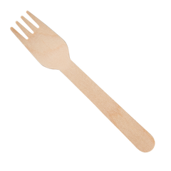 Wholesale Wooden Compostable Heavy Weight Fork - 1,000 ct