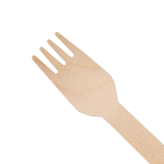 Wholesale Wooden Compostable Heavy Weight Fork - 1,000 ct