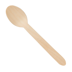 Wholesale Eco-Friendly Wooden Compostable Heavy Weight Spoon - 1,000 ct
