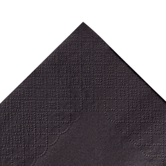 Wholesale 10"x10" Beverage Napkins Black - 5,000 ct