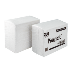 Wholesale 15"x17" 1 Ply Dinner Napkins White - 3,000 ct