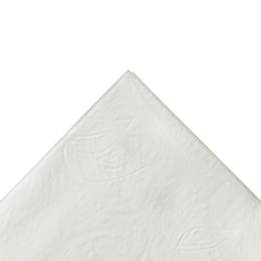 Wholesale 15"x17" 1 Ply Dinner Napkins White - 3,000 ct